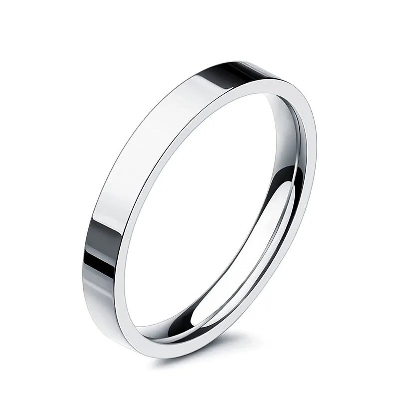 925 Sterling Silver Plain Ring Band