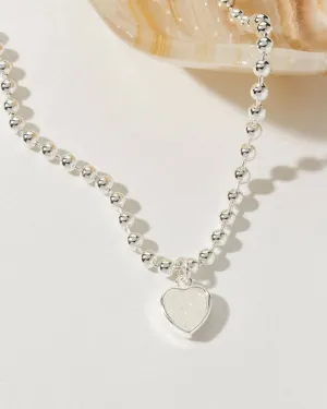 Accelerated Heart Ball Chain Necklace