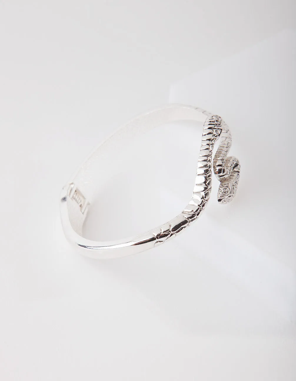 Antique Silver Snake Bangle