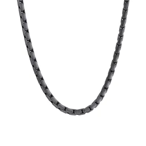 Benicio Stainless Steel Box Chain Necklace