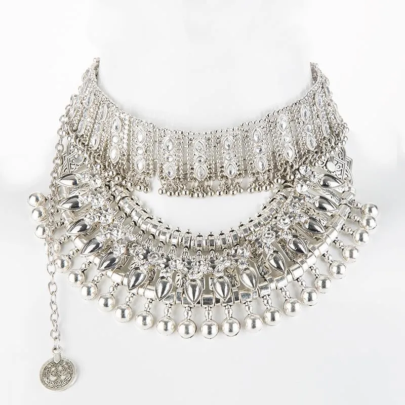 Bohemian Jewelry Statement Dress-up Necklace for Women as Party Accessories