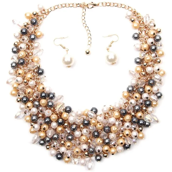 Bohemian Jewelry Statement Dress-up Necklace for Women as Party Accessories