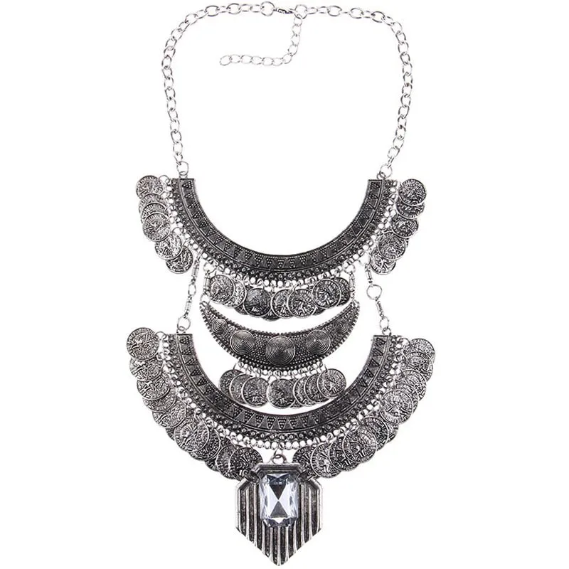 Bohemian Jewelry Statement Dress-up Necklace for Women as Party Accessories