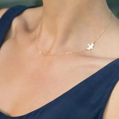 Crystal Triangle Water Drop U Shape Necklace