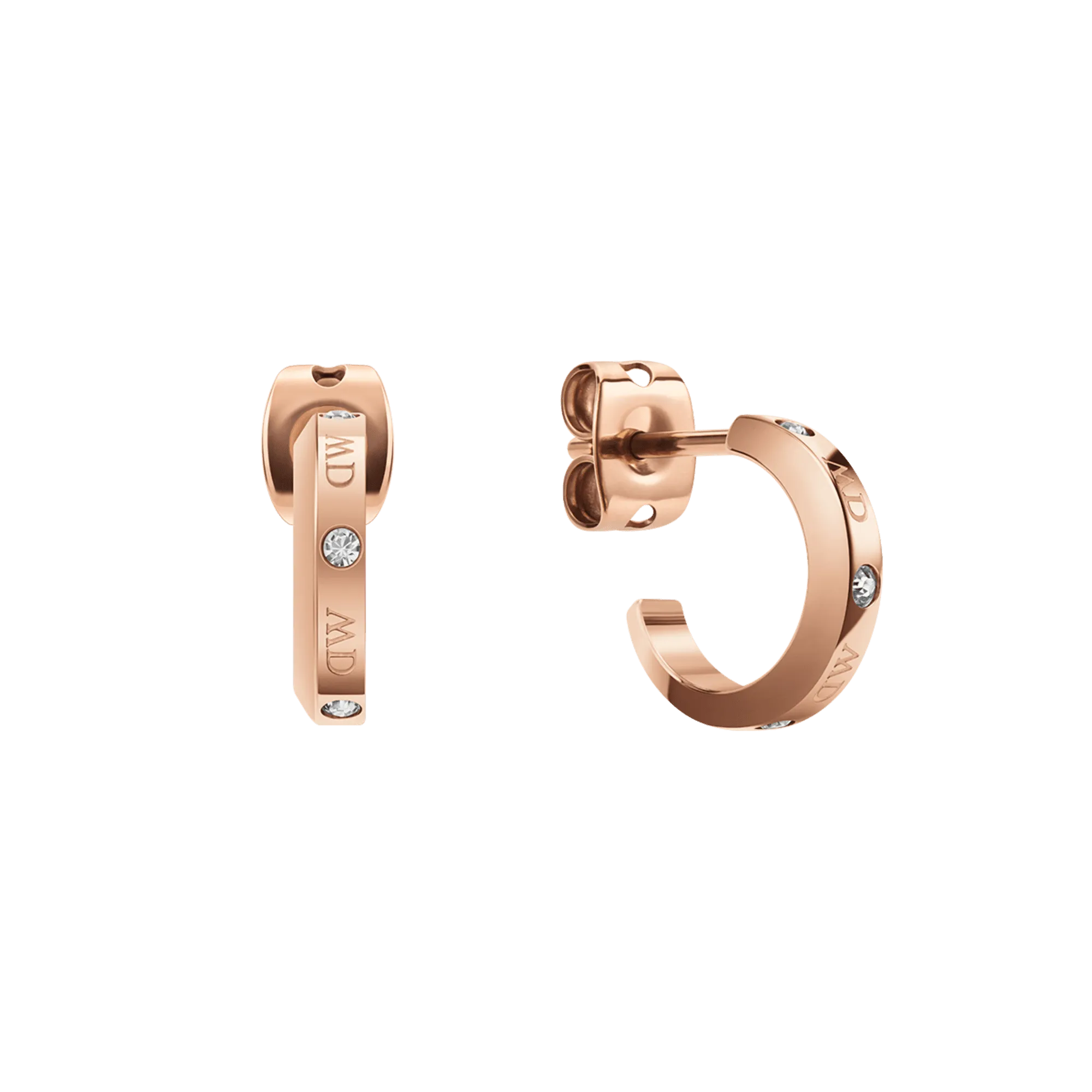 Daniel Wellington Classic Lumine Earrings Rose Gold