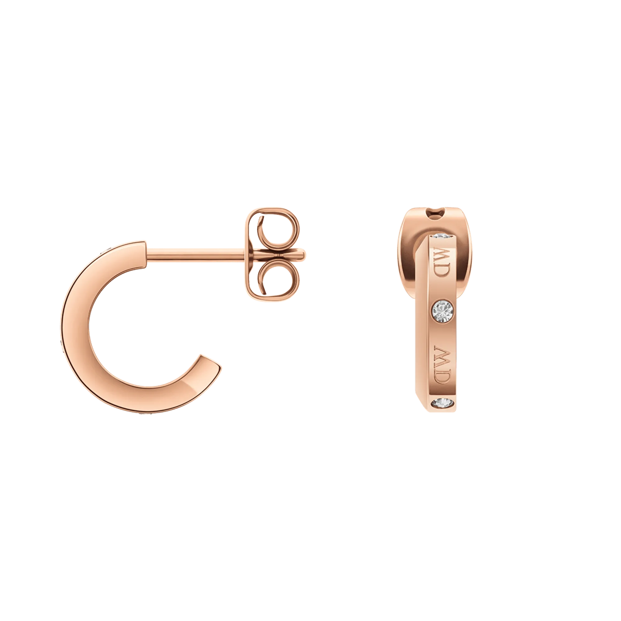 Daniel Wellington Classic Lumine Earrings Rose Gold