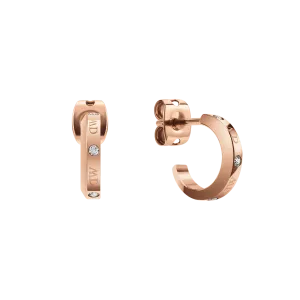 Daniel Wellington Classic Lumine Earrings Rose Gold