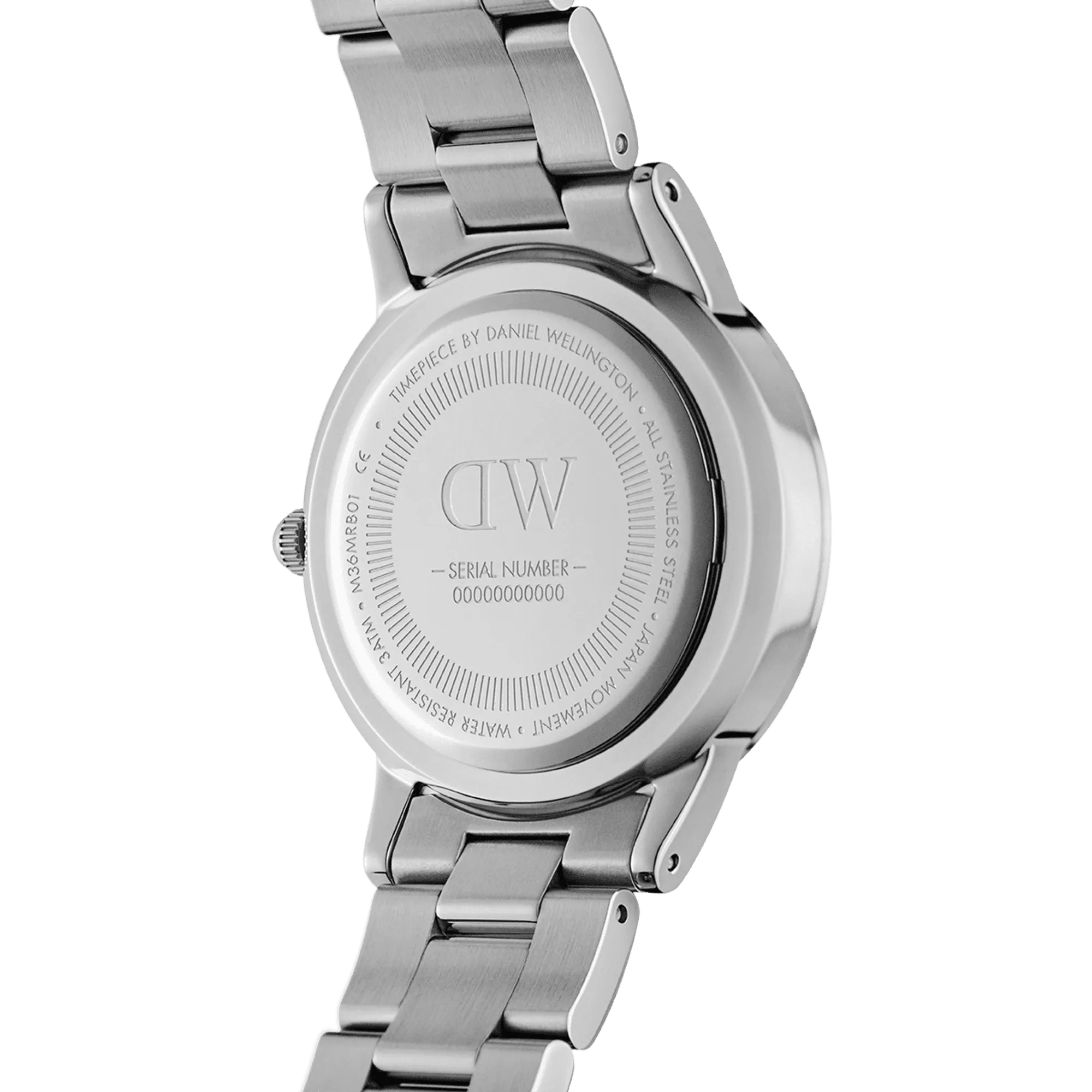 Daniel Wellington Iconic Link Emerald 40 Silver & Green Watch