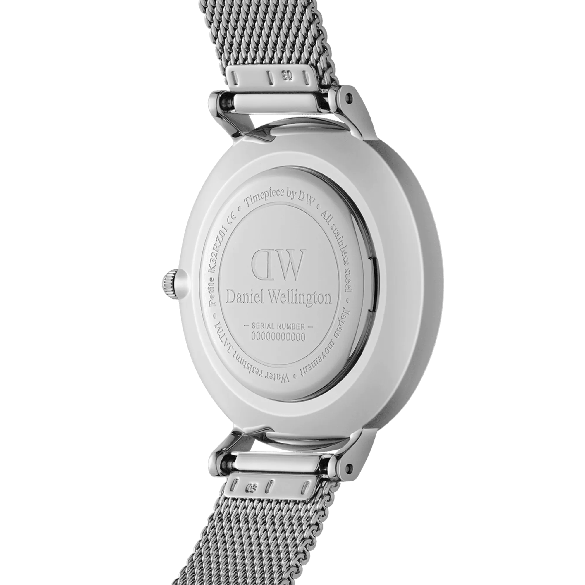 Daniel Wellington Petite 28 Pressed Sterling Lumine Silver & White Watch