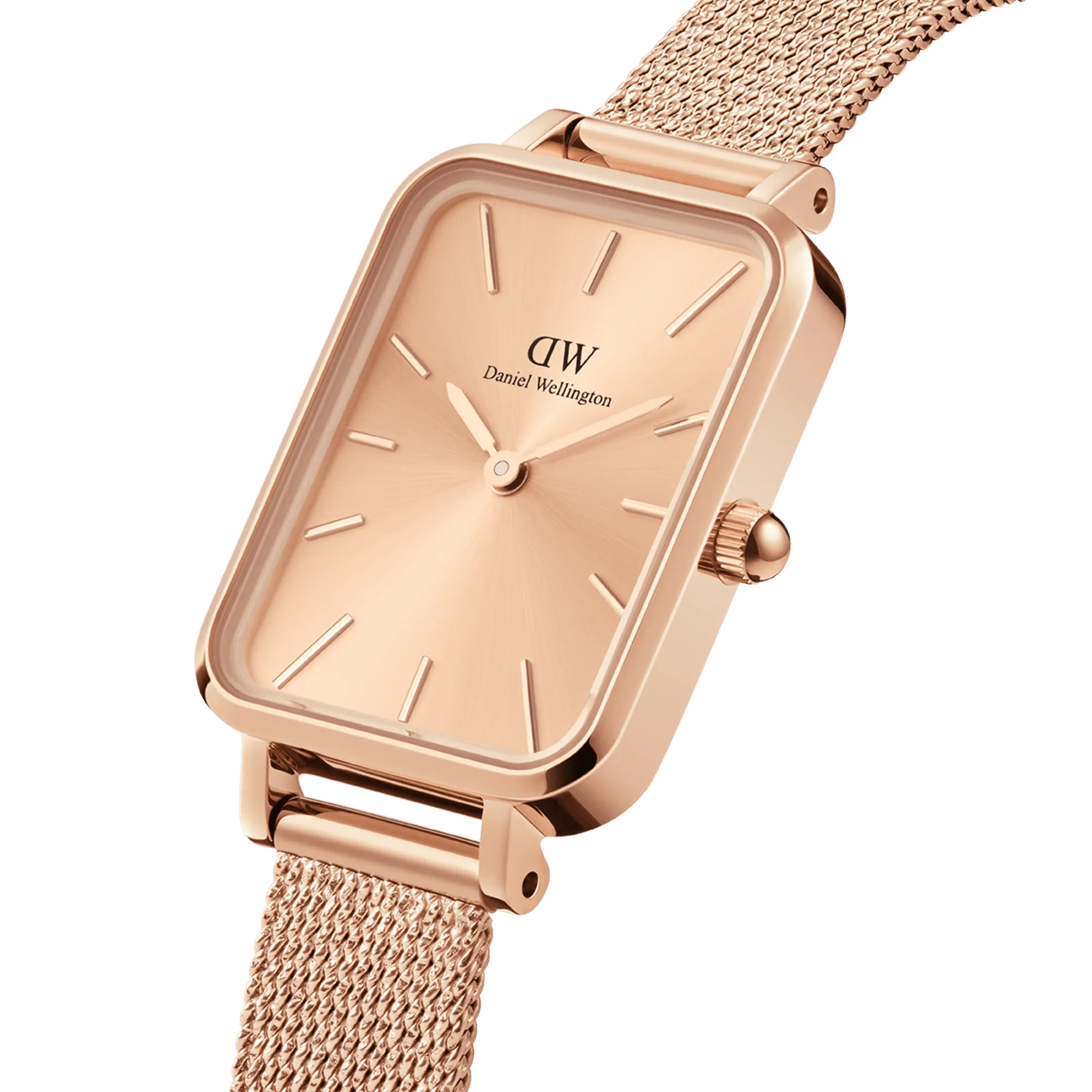 Daniel Wellington Quadro 20X26 Unitone Rose Gold Watch