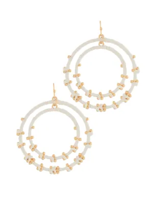 Double Trouble Circle Earrings