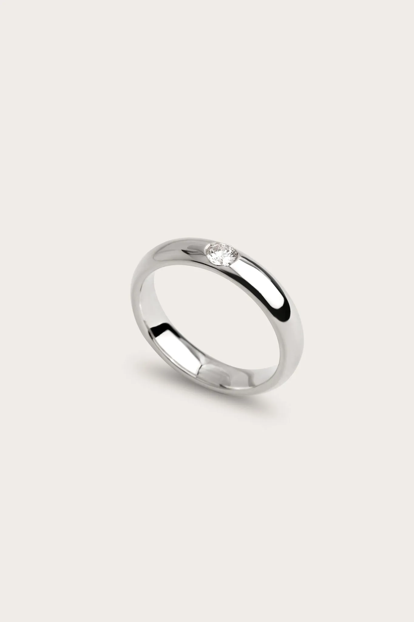 Ellipse Diamond Ring