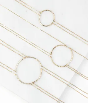 Endless Circle Friendship Necklace Sets