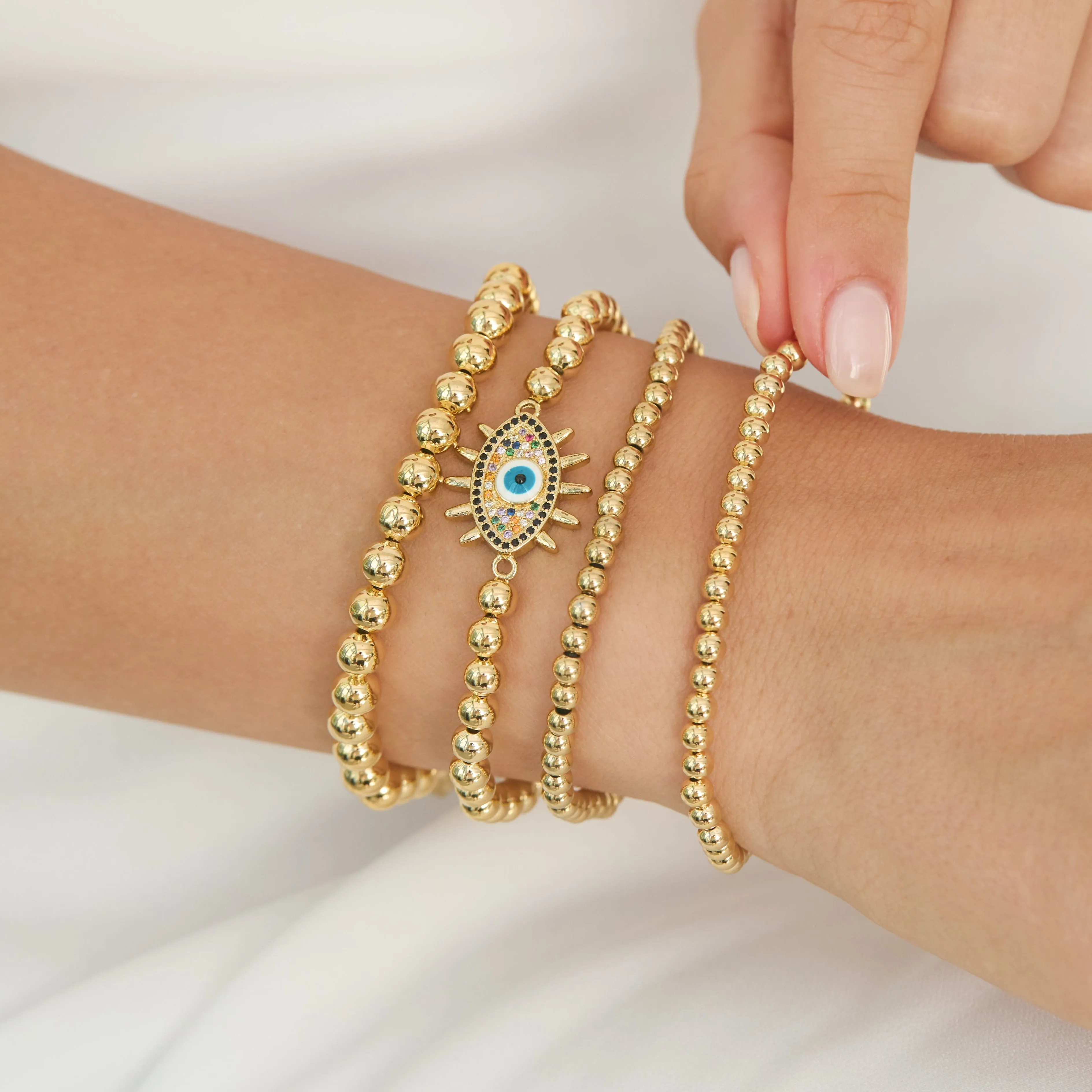 Evil Eye Bracelet Set