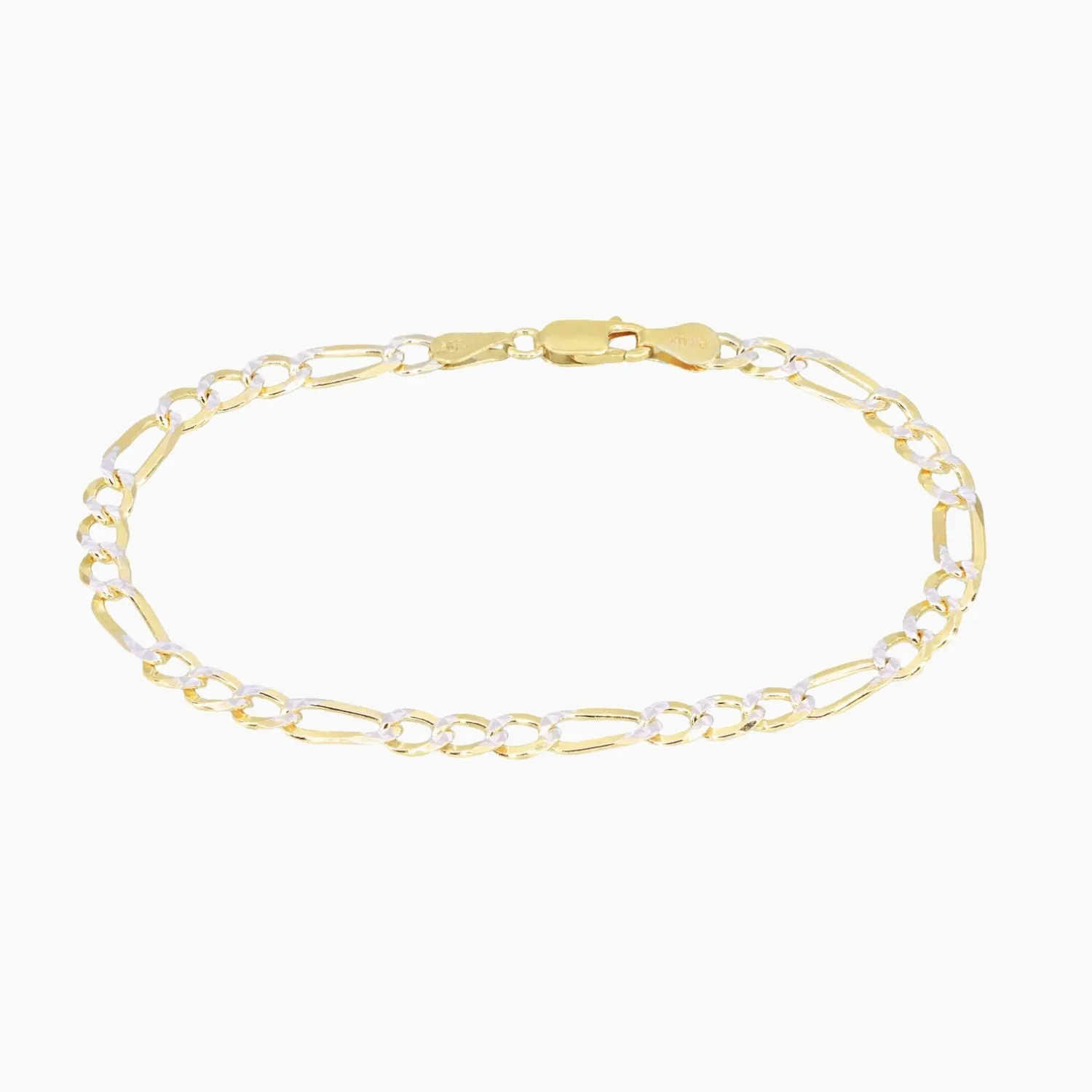 Figaro Unisex Bracelet (Gold)