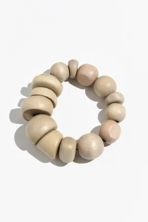 Forster Bone Wood Beaded Bracelet