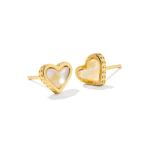 Framed Ari Heart Stud Earrings