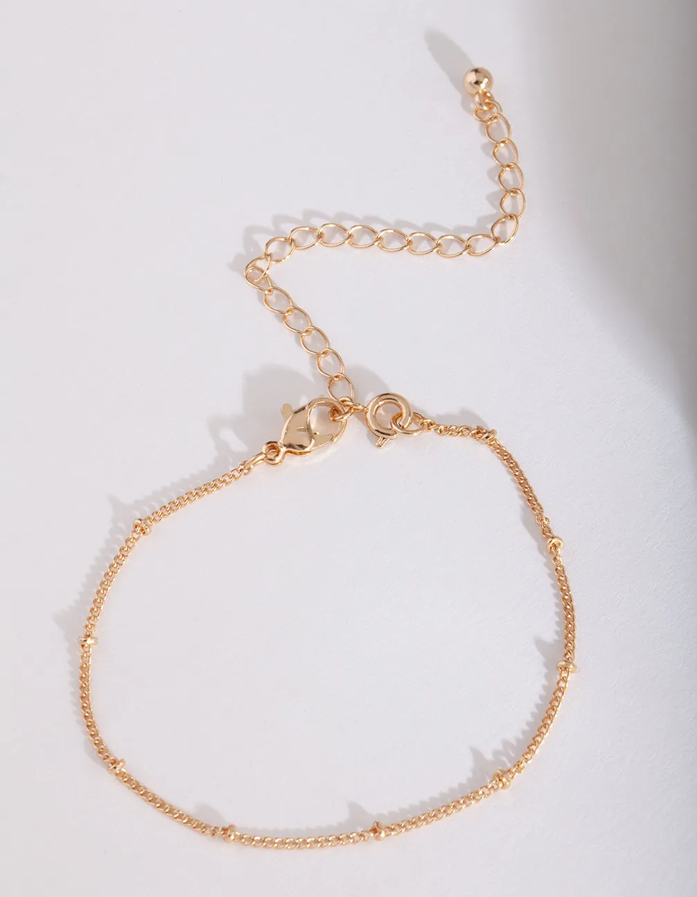 Gold Bead Bracelet