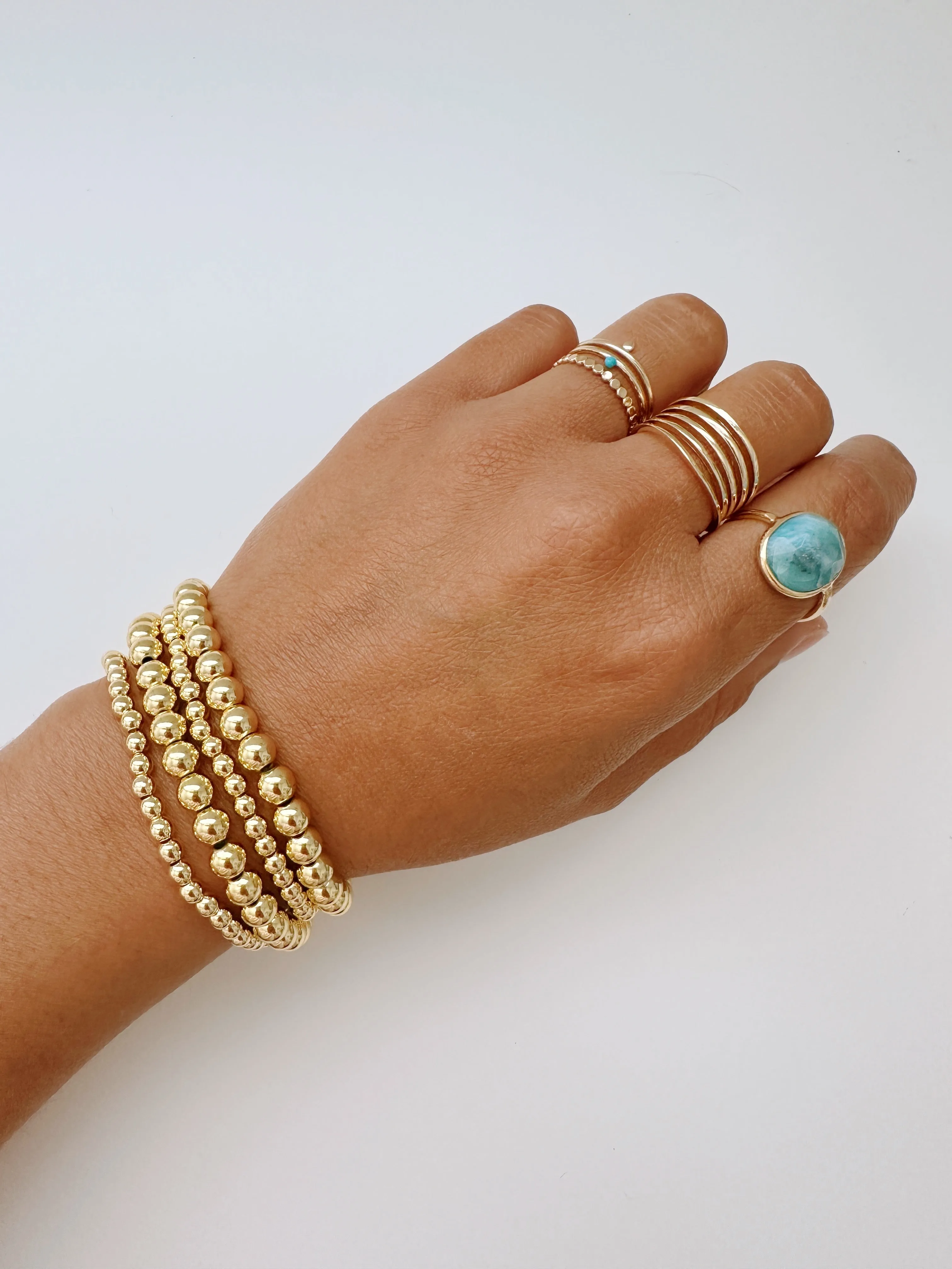 Gold Beaded Bracelet