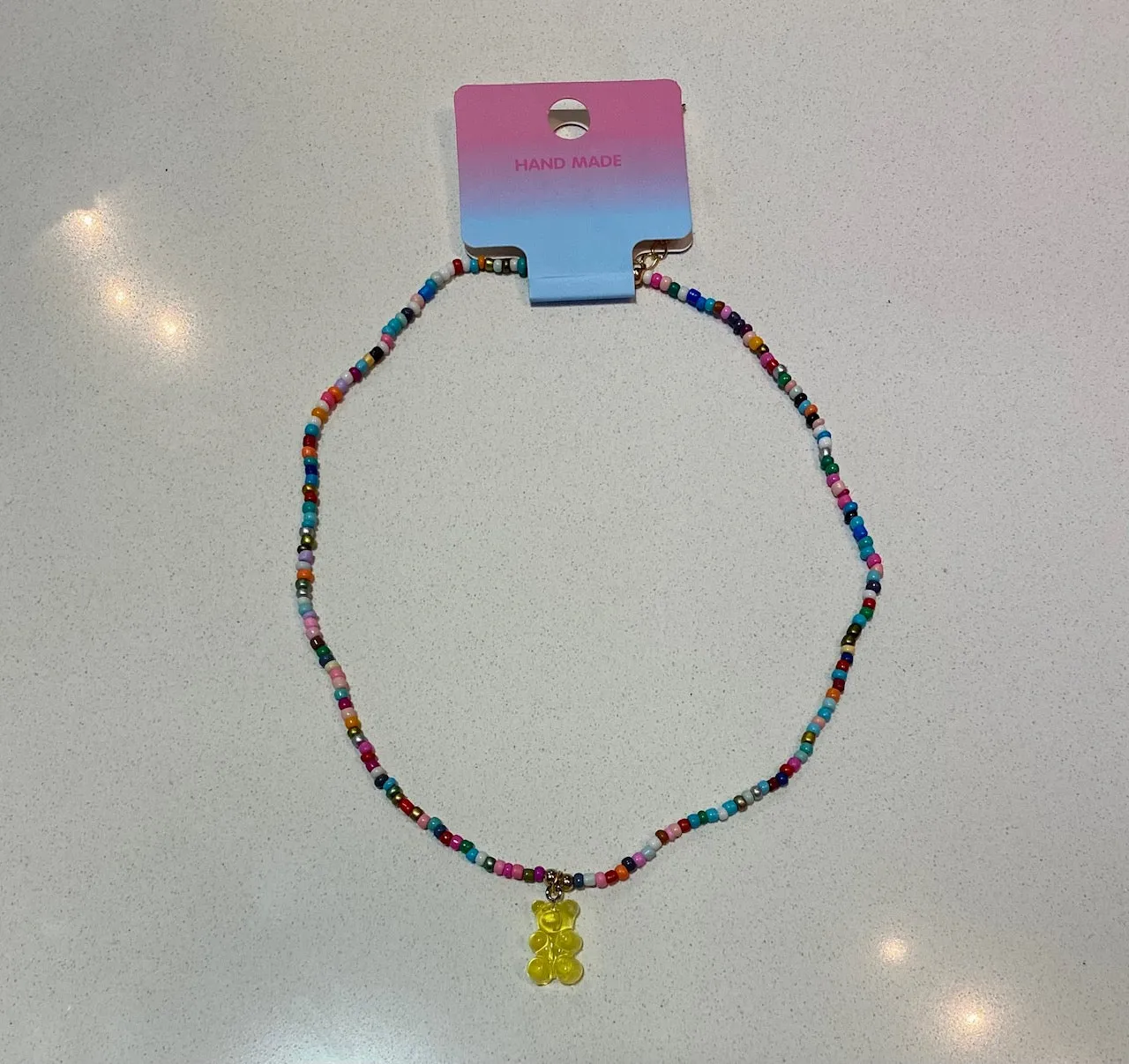 Gummy Bear Beaded Necklaces