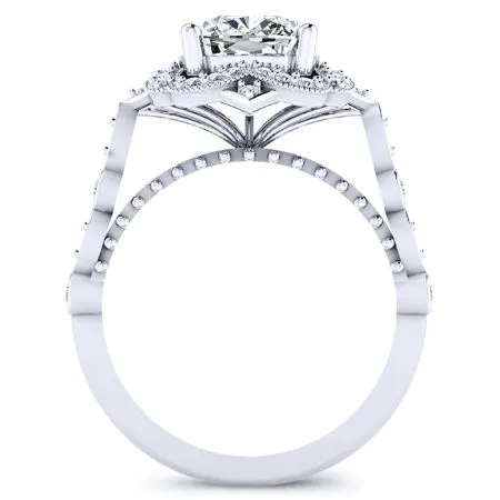 Hana - Cushion Moissanite Engagement Ring