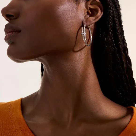 John Hardy Spear Hoop Earrings