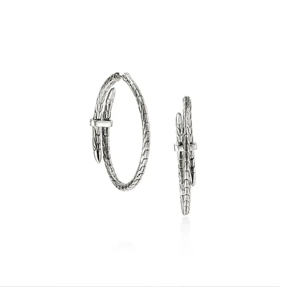 John Hardy Spear Hoop Earrings