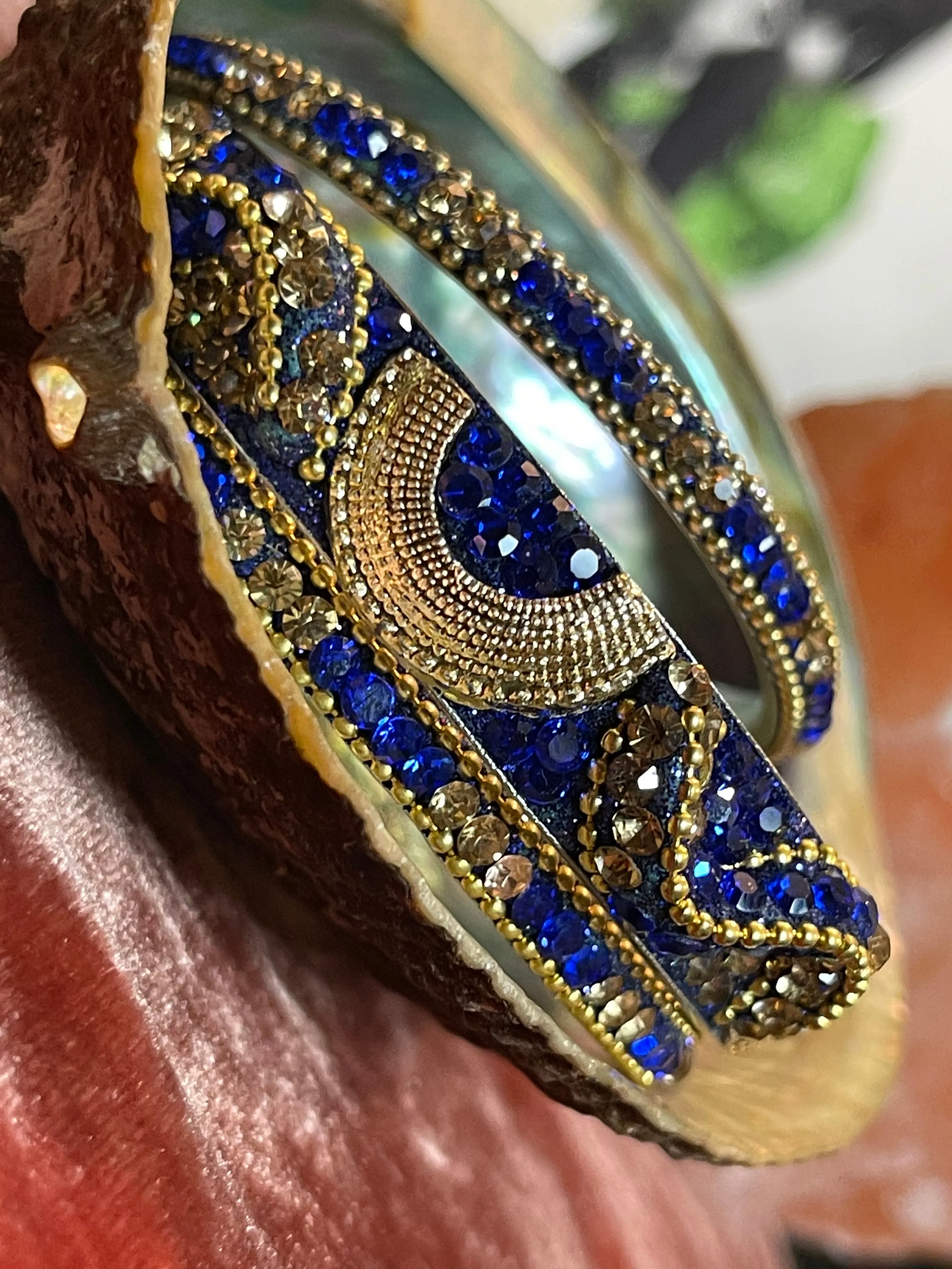 Jumbo Bali Bling Bangle Set