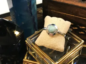 Larimar Calix Ring