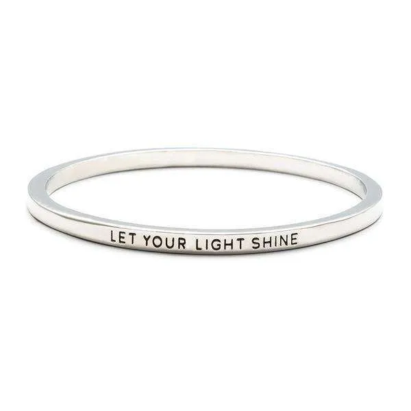 'Let Your Light Shine' Bangle