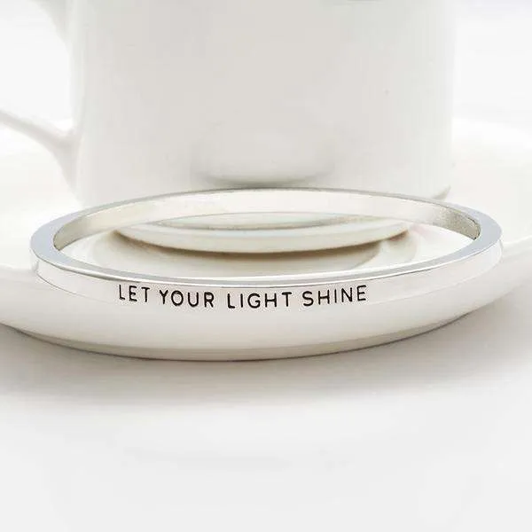 'Let Your Light Shine' Bangle