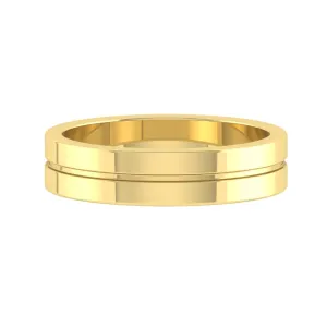 Marrio Polished Yellow Gold