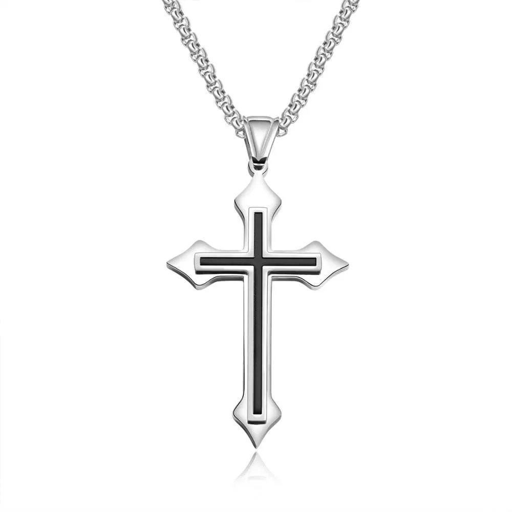 Men's Christian Necklace <br> Retro