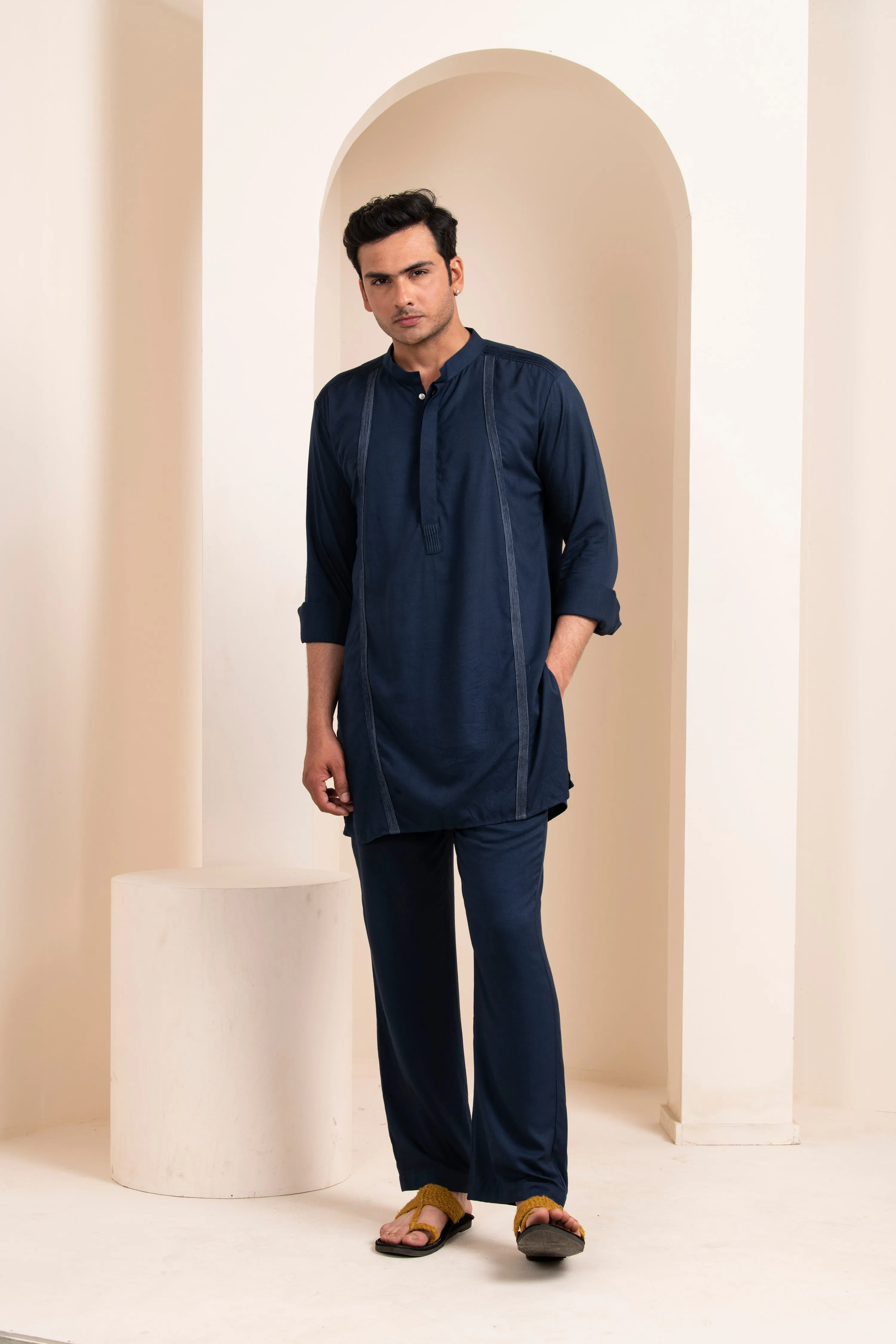 Midnight Blue Kurta Set