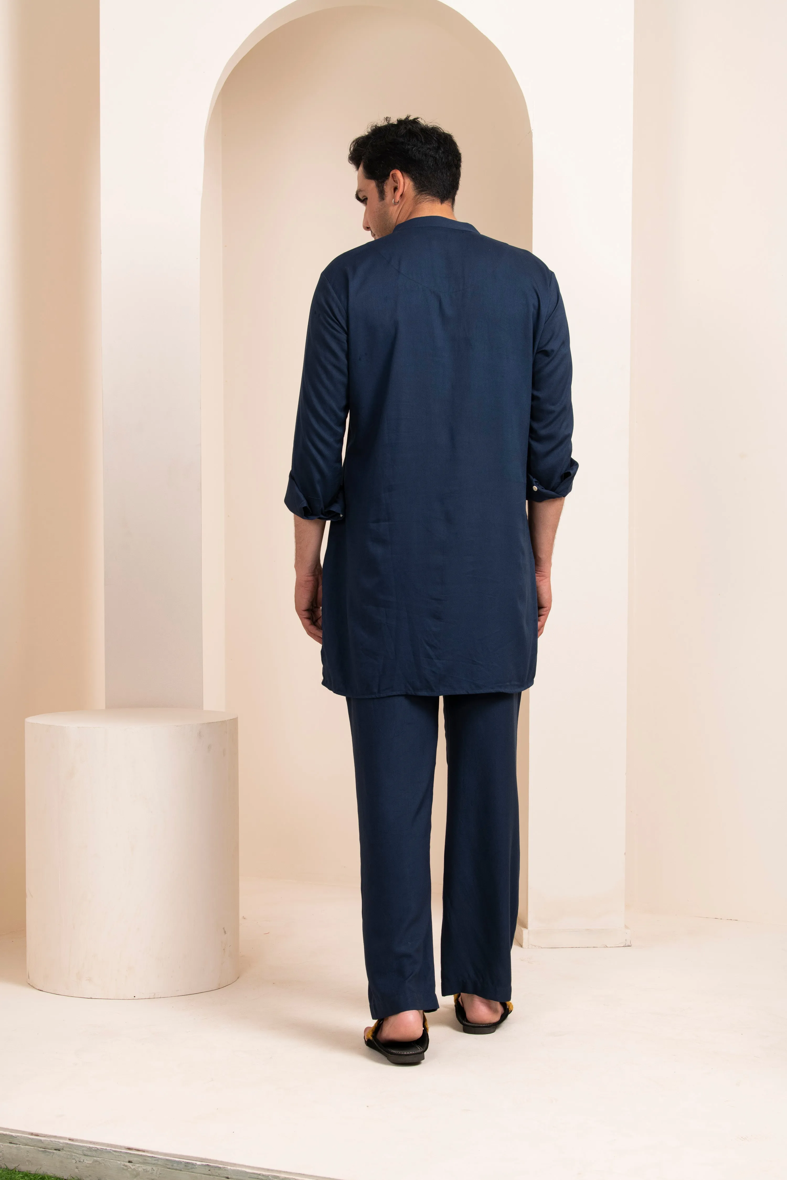 Midnight Blue Kurta Set