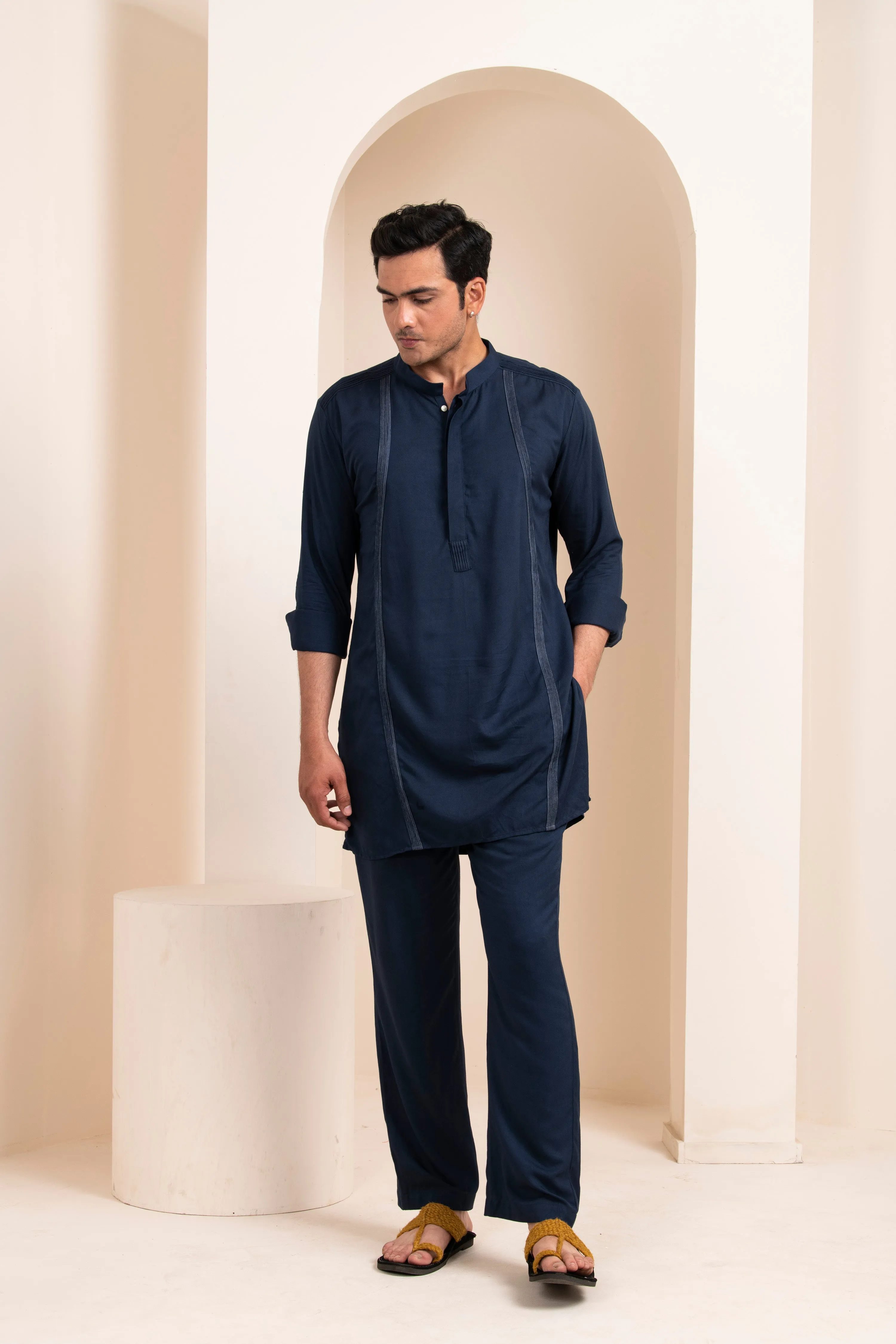 Midnight Blue Kurta Set