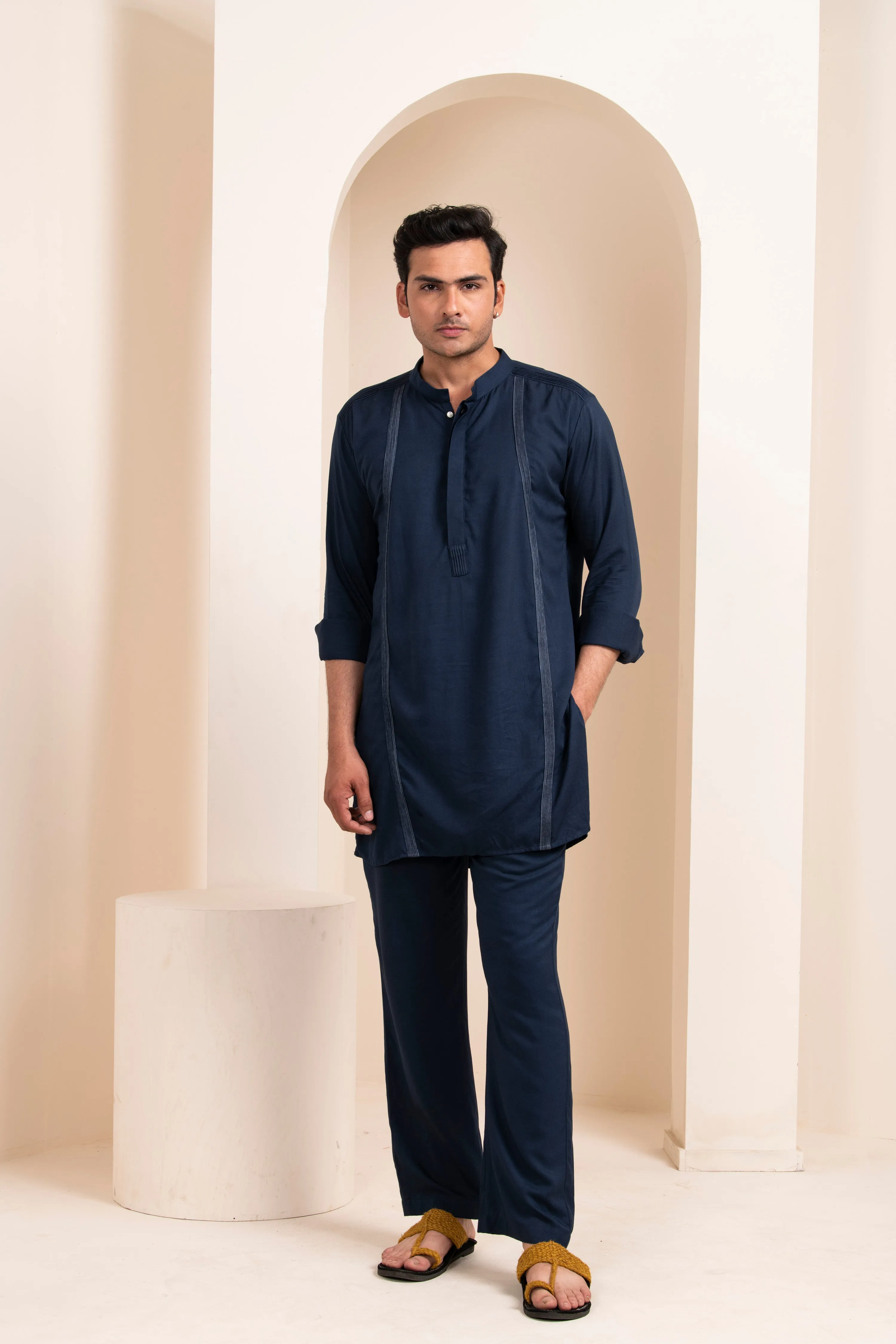 Midnight Blue Kurta Set