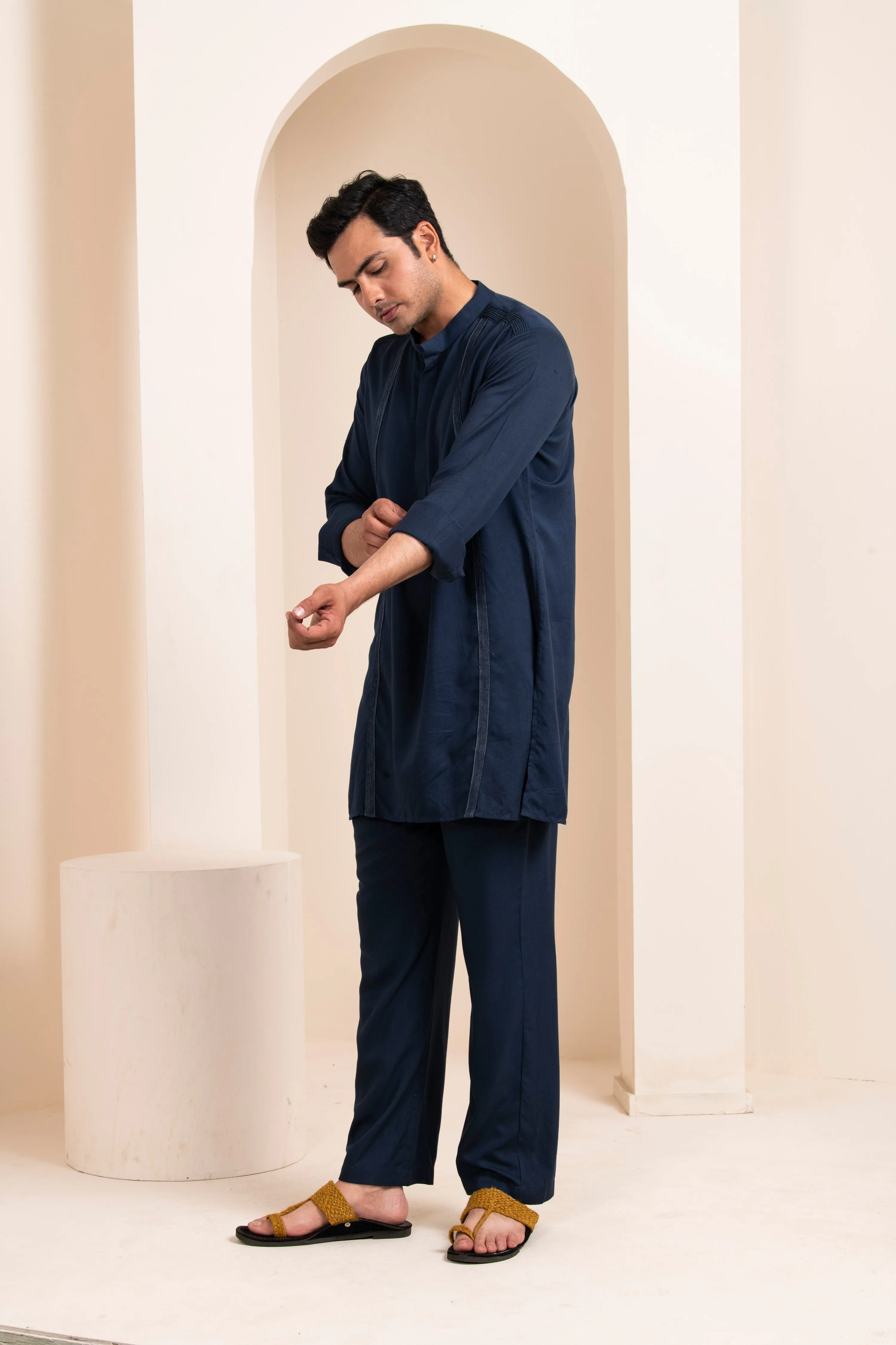 Midnight Blue Kurta Set