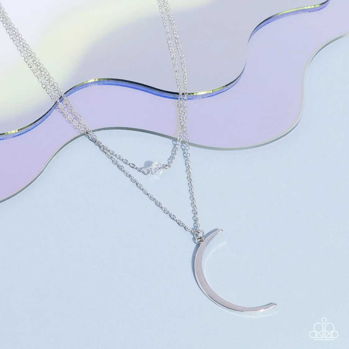 Necklaces Modern Moonbeam - White