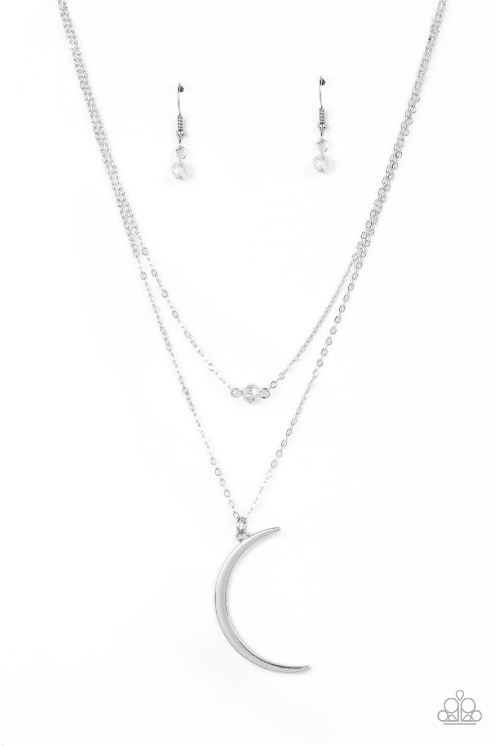 Necklaces Modern Moonbeam - White