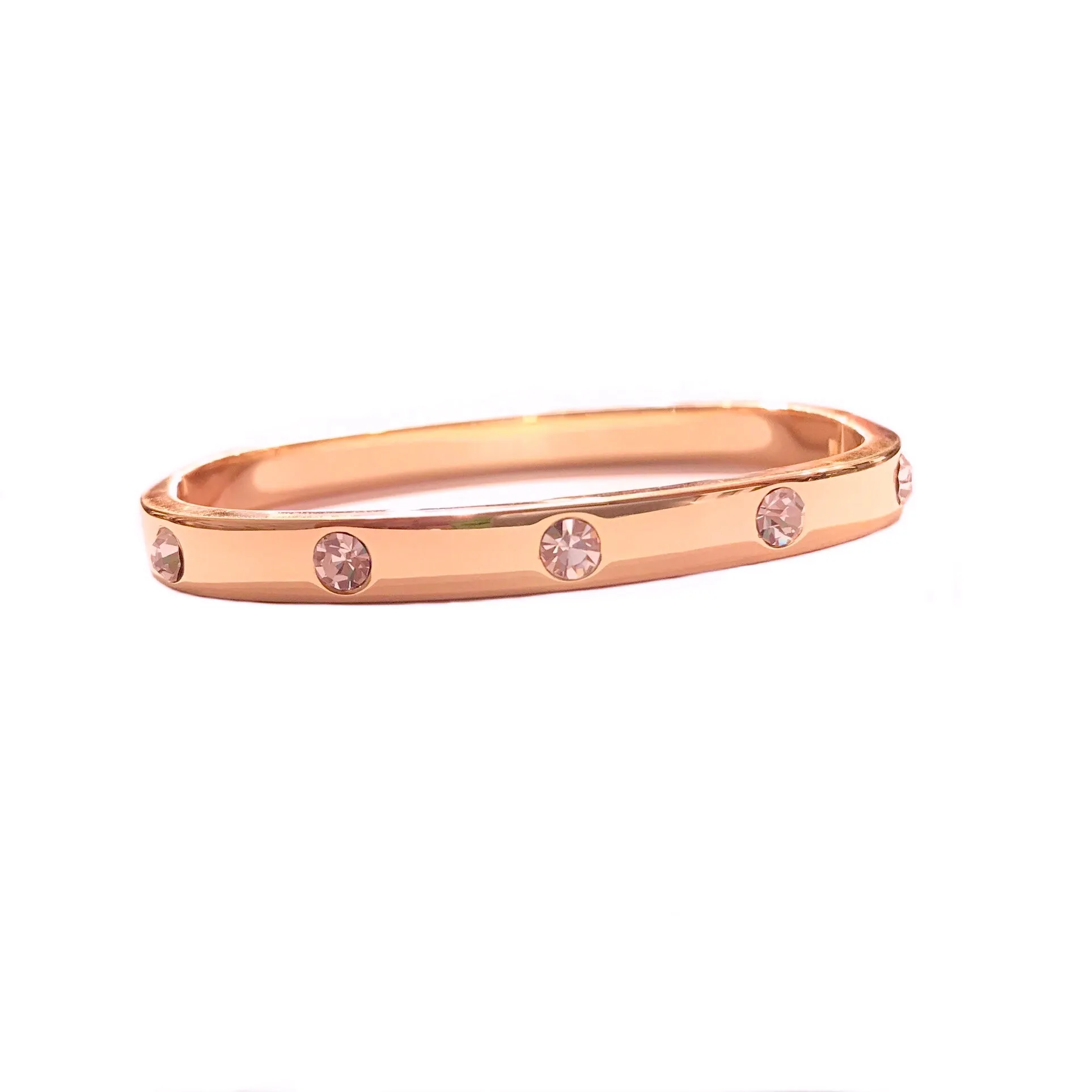 Noelia Thick Crystal Bangle