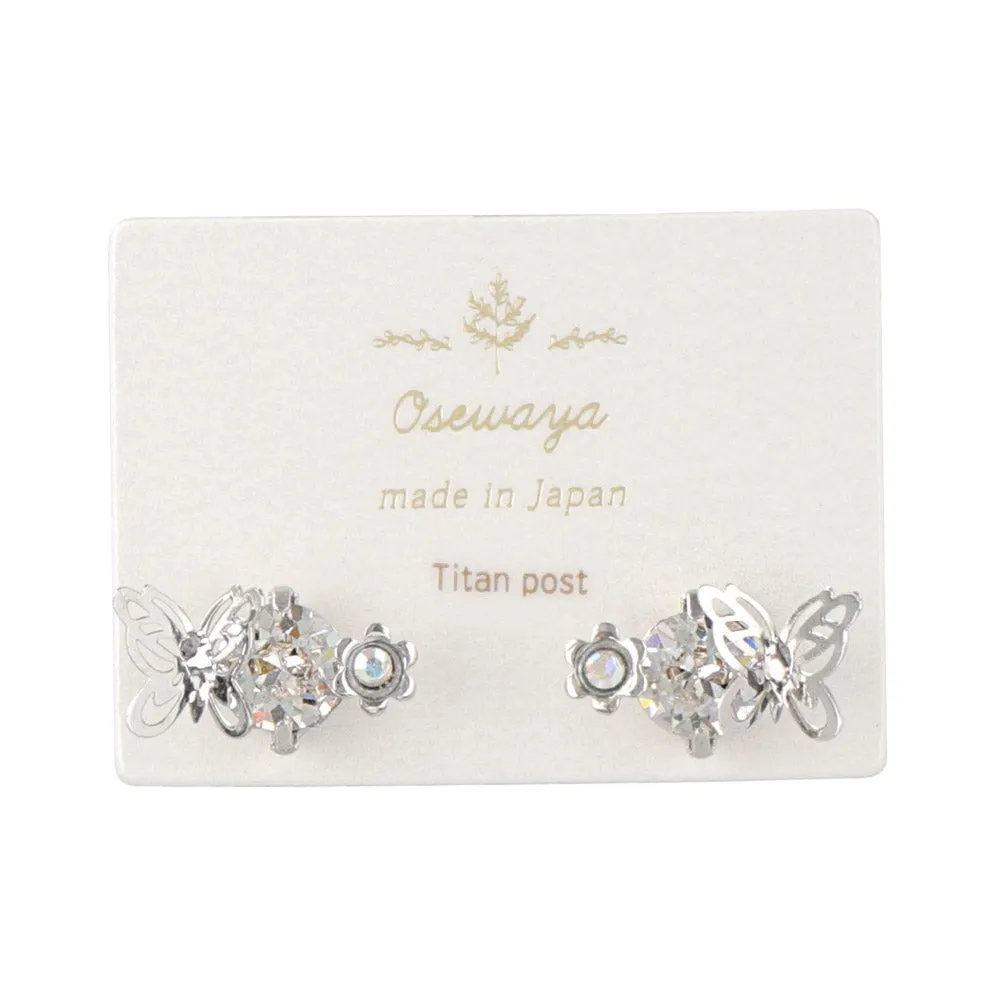 Openwork Butterfly Stud Earrings