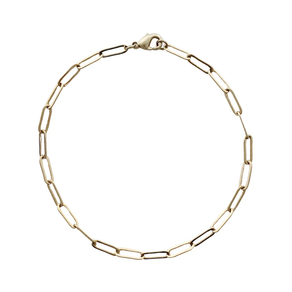 Piper Paperclip Chain Bracelet