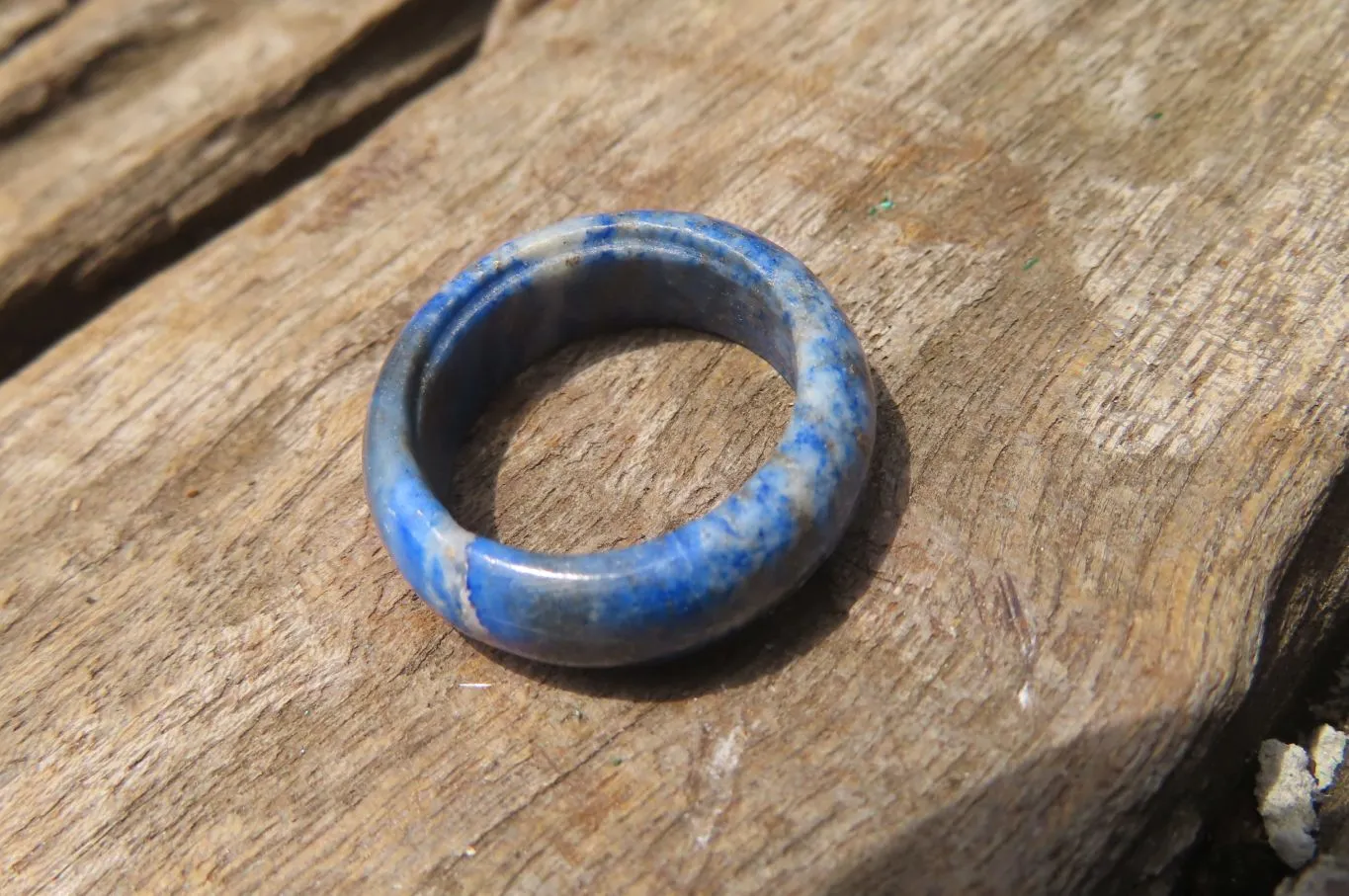 Polished Solid Lapis Lazuli Gemstone Rings - Sold Per Item - From Afghanistan