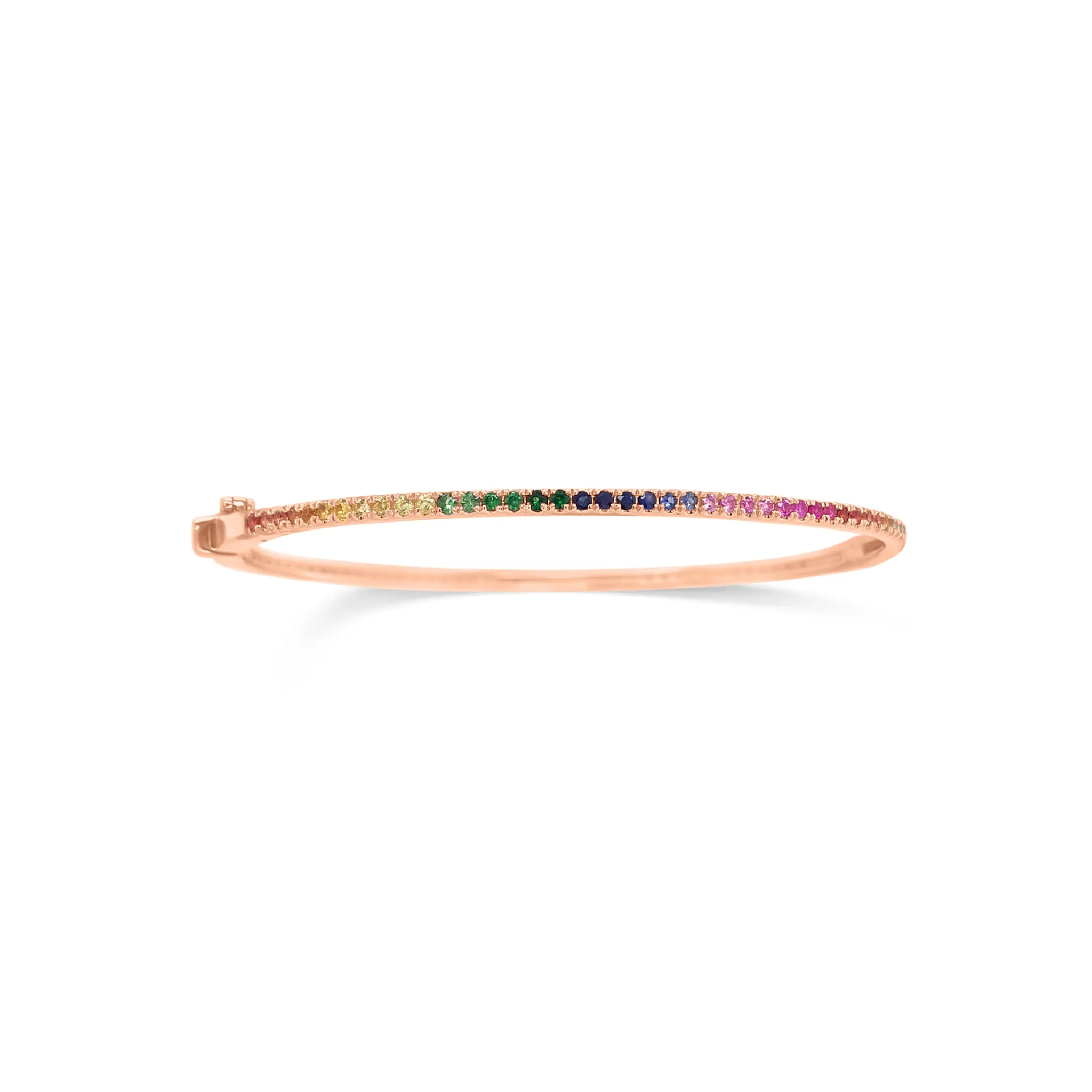 Rainbow Gemstone Bangle