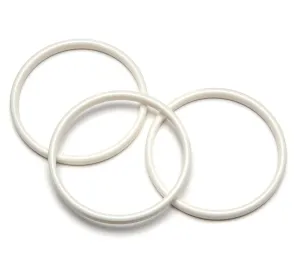 Resin Bangle Set of 3 Silver