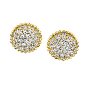 Round Diamond Earrings