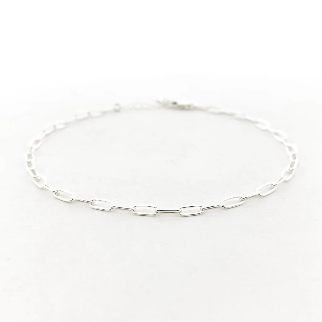 Sadie Oval Chain Anklet