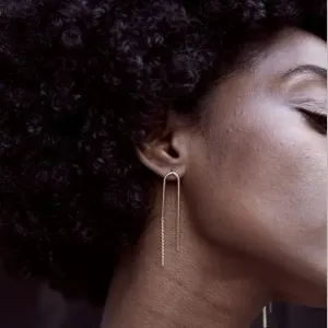 Sleek Sculpted Earrings