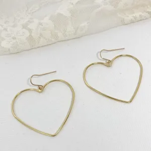 Smooth Heart Earrings